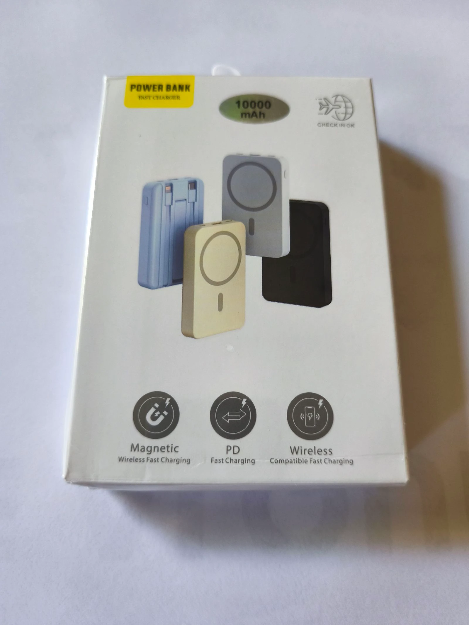 Power bank bateria externa wireless con 10000 Mah de carga rapida – photo 3